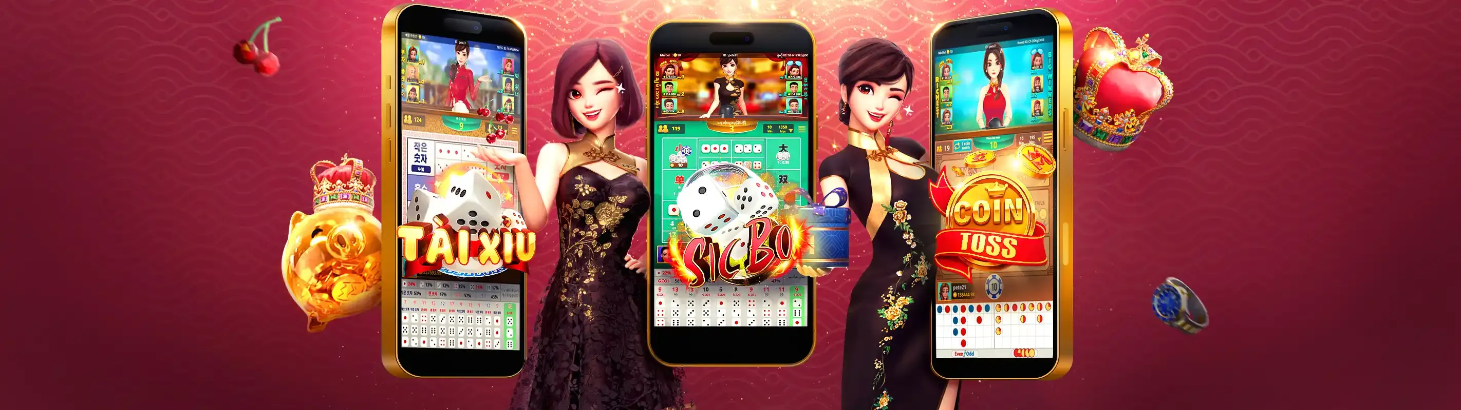 Hình ảnh nền các trò chơi slot và jackpot tại Win365